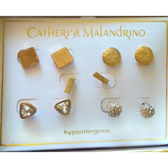 5 Pairs Of Catherine Malandrino Earrings Boxed Set HOST PICK SEPTEMBER 26, 2024. - Picture 2 of 4